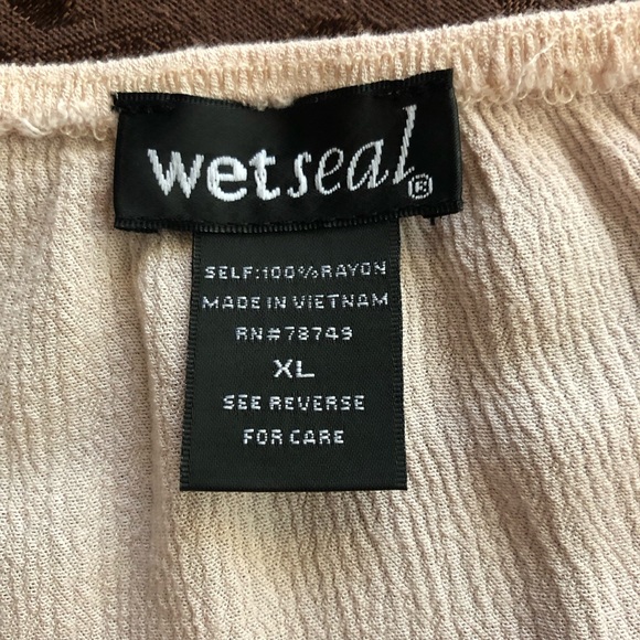 BLOUSE - Women's Wet Seal Baby Pink Cold Shoulder Peasant Style Shirt. Size XL - Picture 9 of 12